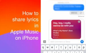 Share Lyrics Apple Music