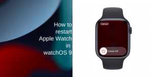 How to restart Apple Watch in watchOS 9