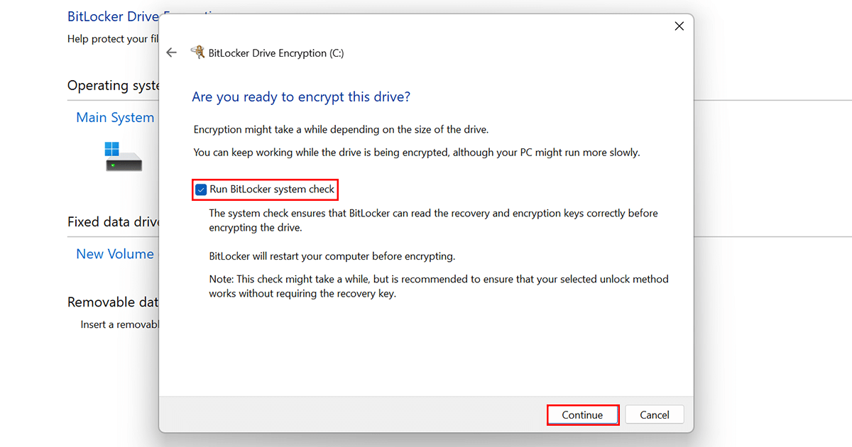 Easiest way to enable BitLocker in Windows 11 5