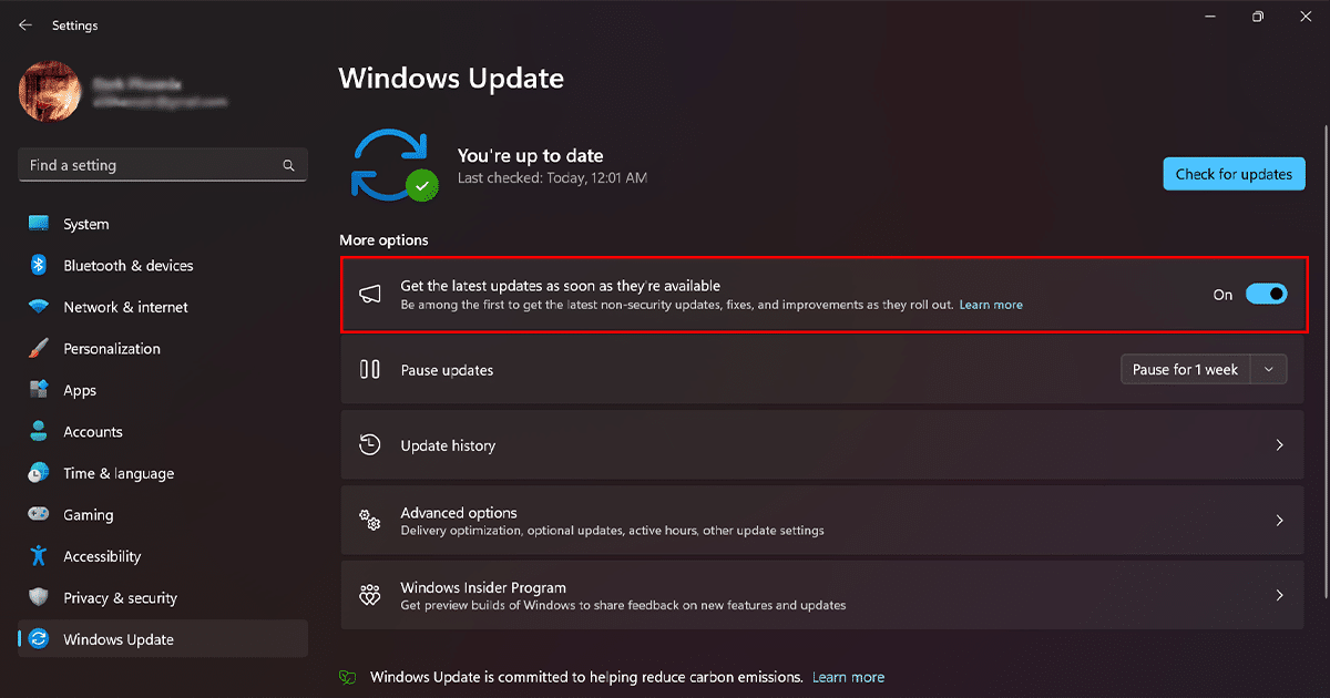 How to enable Windows 11's non-security update previews 1
