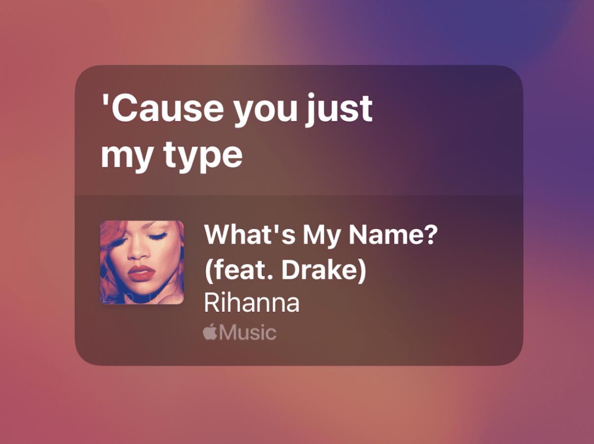 hare Lyrics in Apple Music