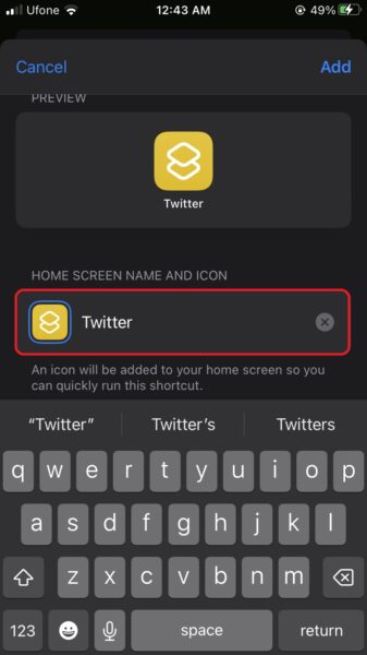 how to change the X icon back to Twitter on your iPhone