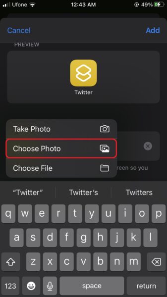 how to change the X icon back to Twitter on your iPhone