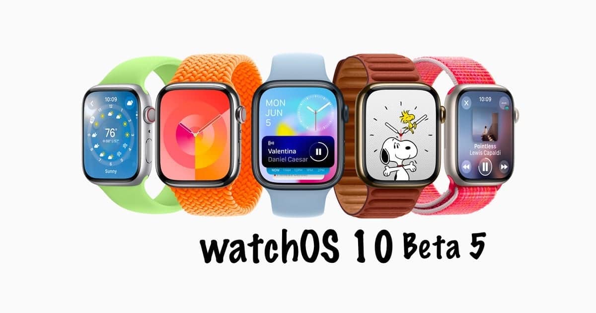 watchOS 10 Beta 5