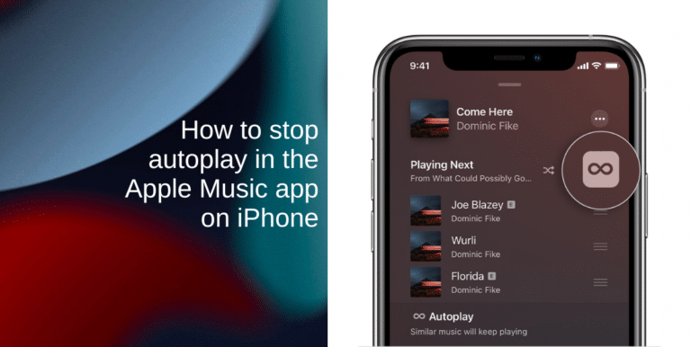 How to stop autoplay in the Apple Music app on iPhone