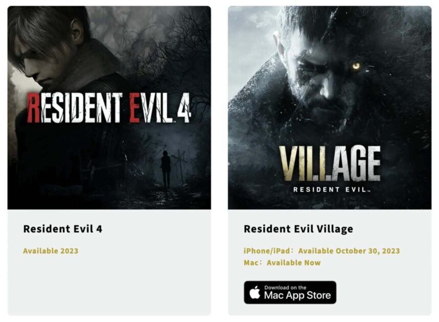Rasident Evil Village for iPhone and iPad is set to release on October 30