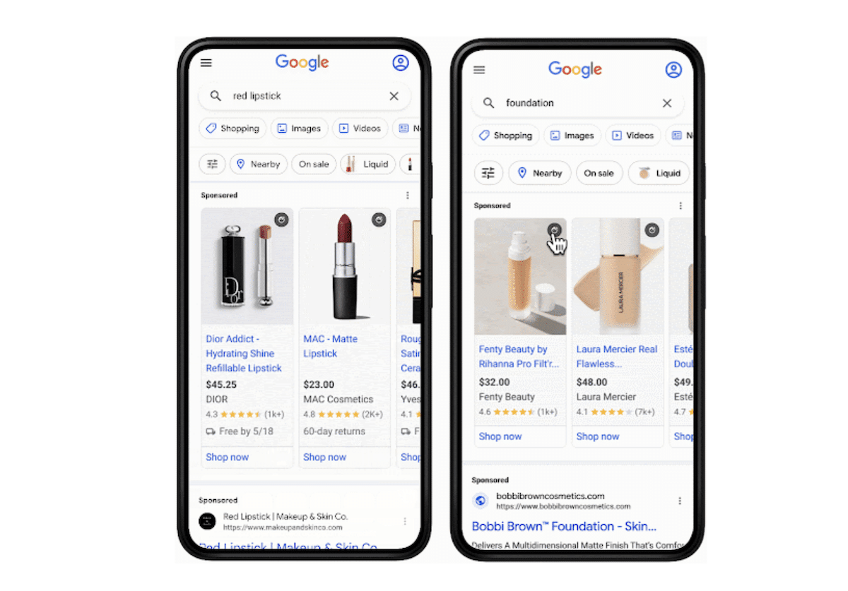 Google AR Beauty Tools