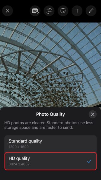 How to send HD photos and videos on WhatsApp for iPhone
