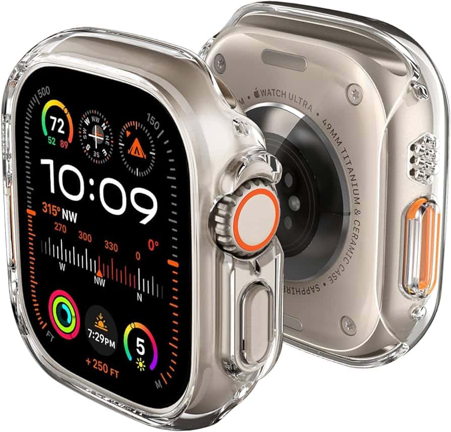 Spigen Thin Fit Designed for Apple Watch Ultra 2 Case, Thin Hard PC Case for Apple Watch Ultra 49mm Case