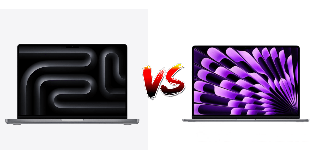 14-inch MacBook Pro vs. 15-inch MacBook Air: A detailed comparison