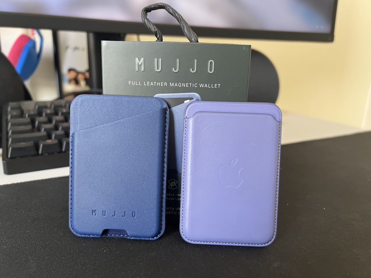 Mujjo leather MagSafe wallet