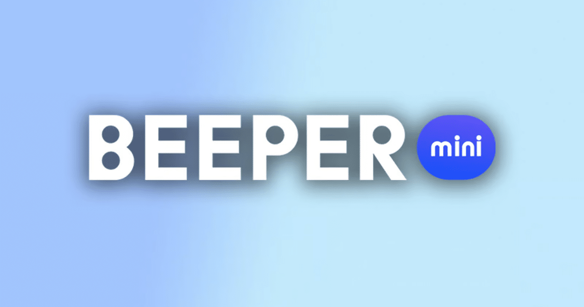 Beeper mini app logo