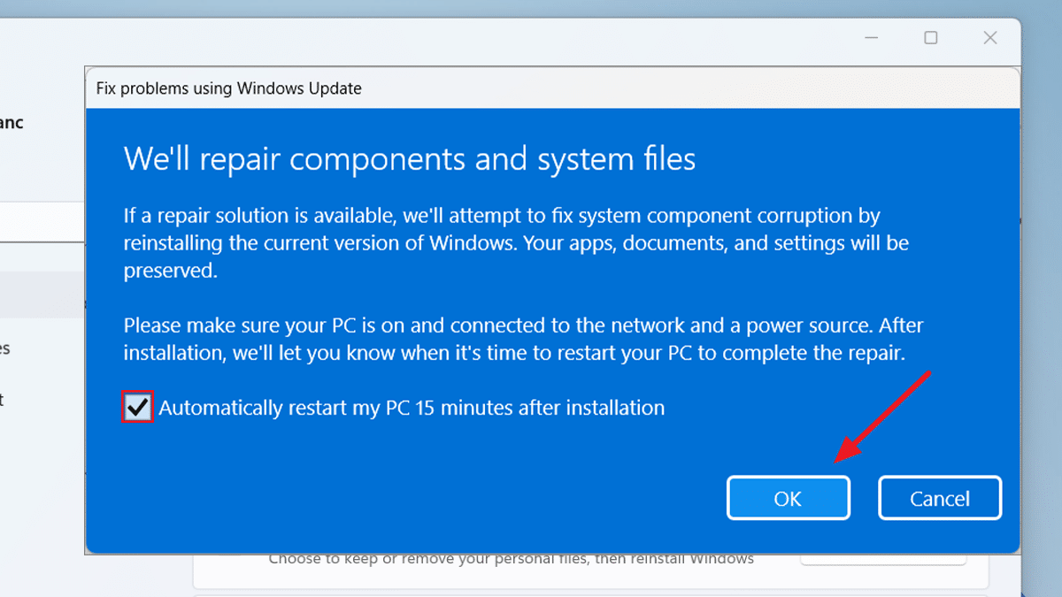 Windows 11 Quick Reinstallation 2