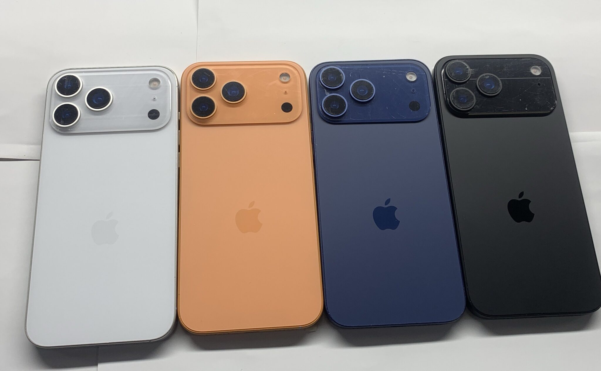 iPhone 17 dummy models hint at orange Pro and new pastel lineup