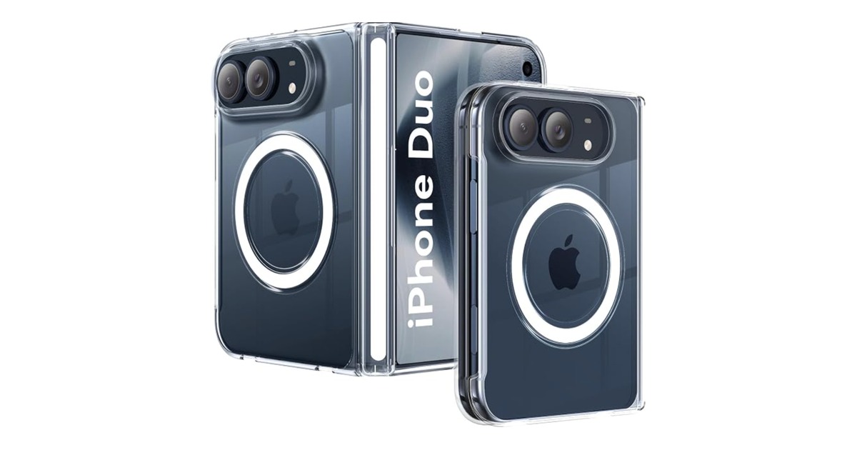 BENTOBEN clear case with hinge protection for iPhone Duo