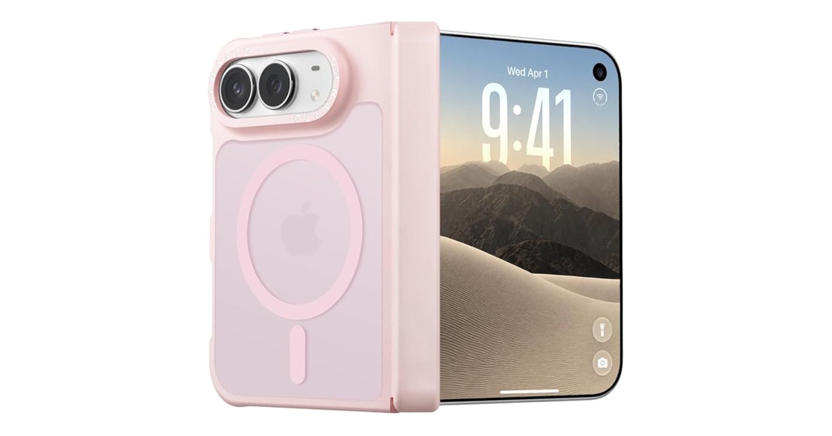 ORNARTO chalk pink case for iPhone Duo
