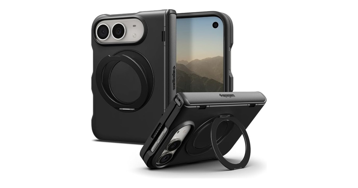 Spigen Slim Armor Pro S MagFit for iPhone Duo case with kickstand
