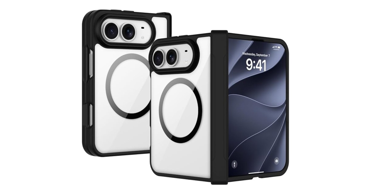 tharlet clear black magnetic case for iPhone Duo