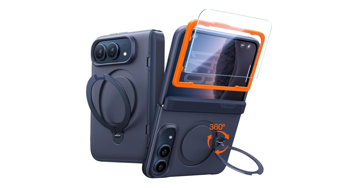 TORRAS Q3 Spin case for iPhone Duo with 360 magnetic stand