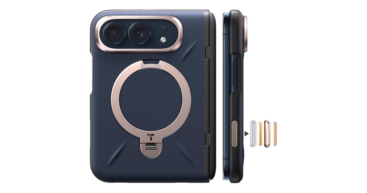 TORRAS Q3 VegSkin leather case for iPhone Duo