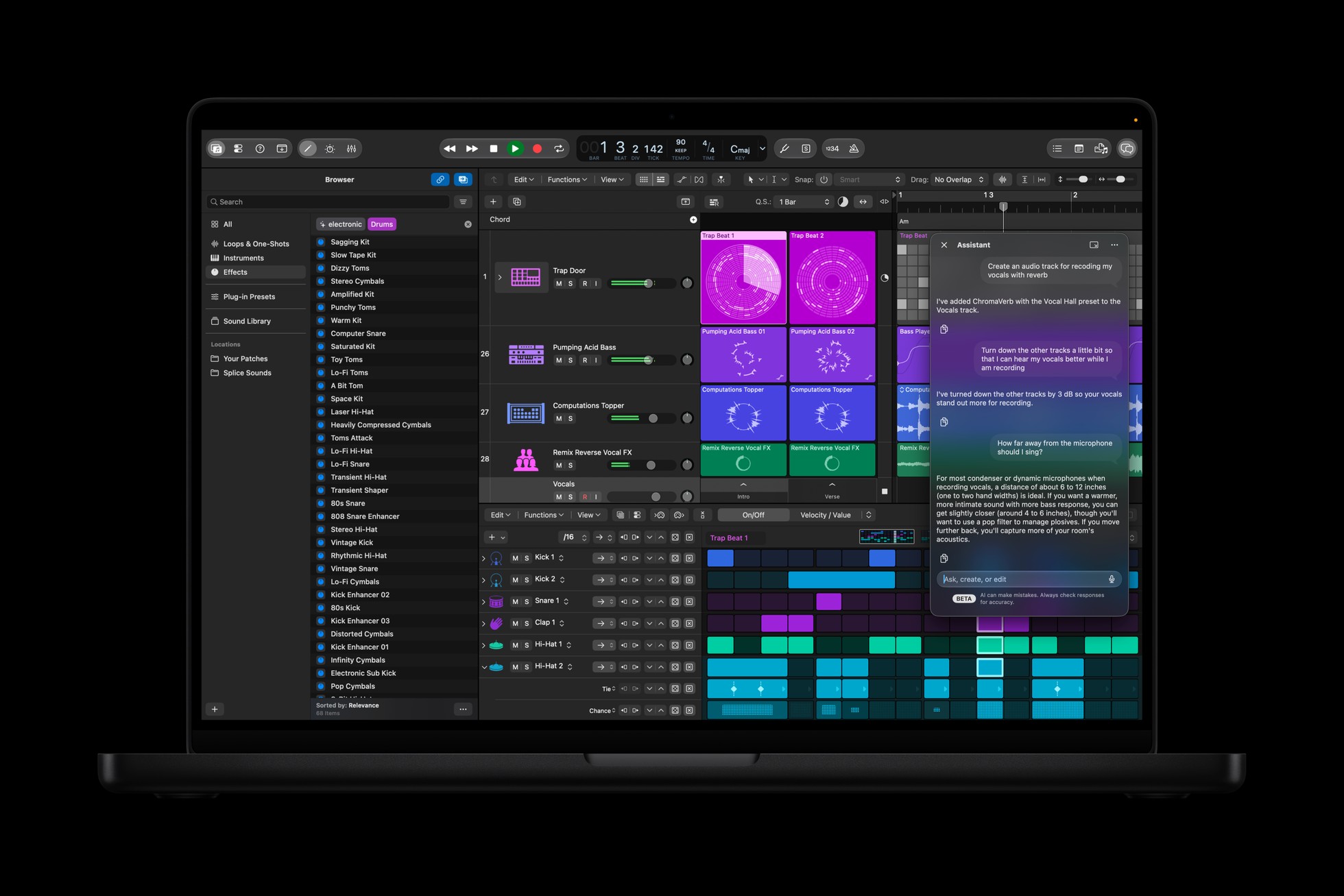 The new intelligent assistant in Logic Pro for Mac