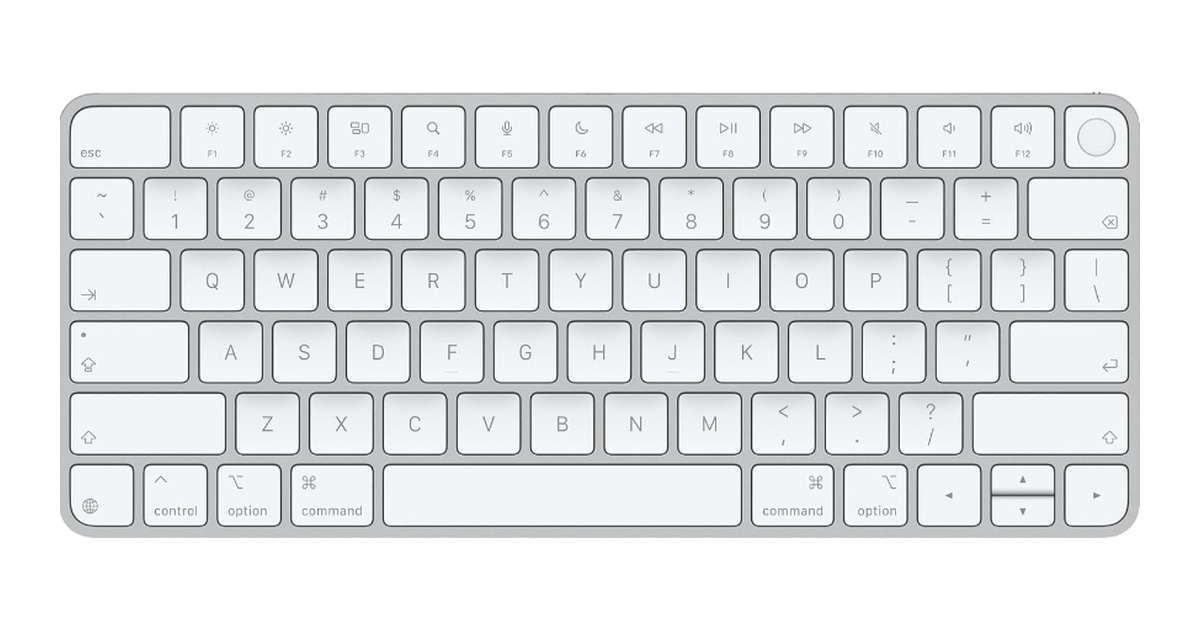 Apple Magic Keyboard with Touch ID for the M6 Mac mini