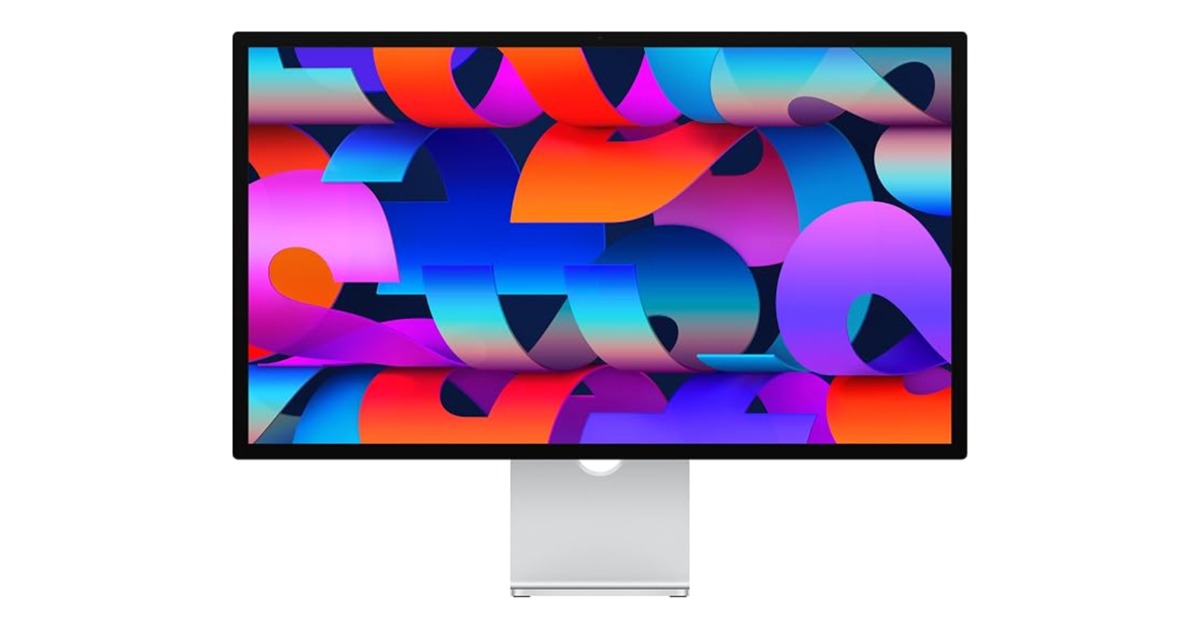 Apple Studio Display 5K monitor for the M6 Mac mini