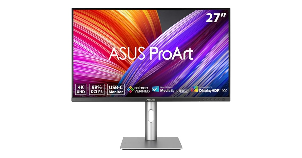 ASUS ProArt PA279CRV 4K monitor for the M6 Mac mini