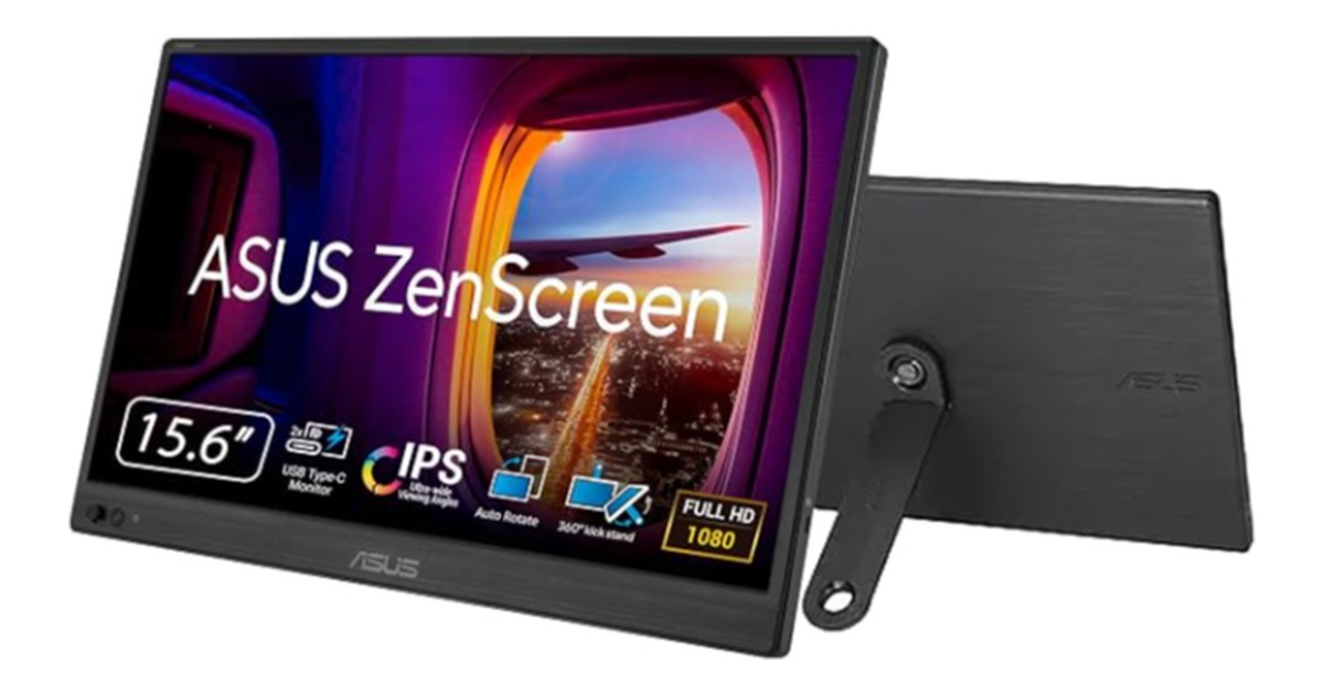 ASUS ZenScreen MB169CK portable monitor for the M6 Mac mini