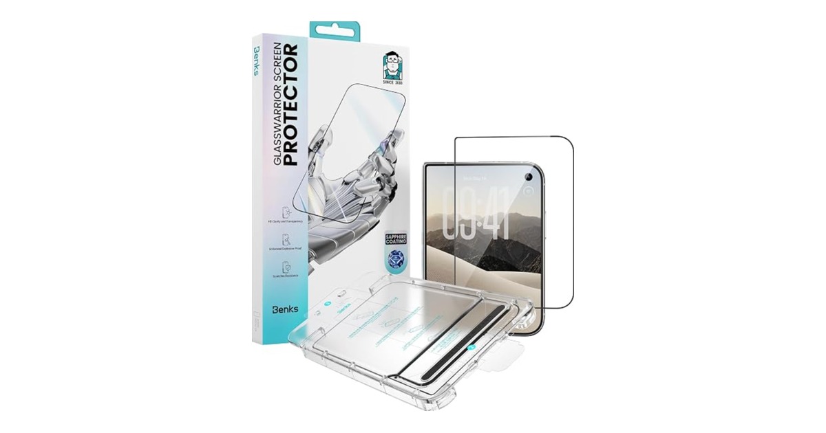 BENKS GlassWarrior Sapphire screen protector for iPhone Duo