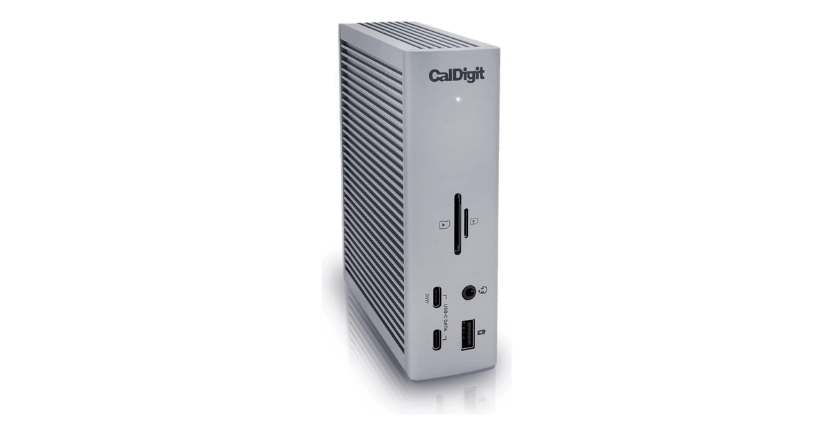 CalDigit TS4 Thunderbolt 4 dock for the M6 Mac mini