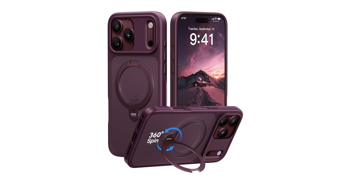 CASEKOO 360 Spin MagicStand iPhone 18 Pro case