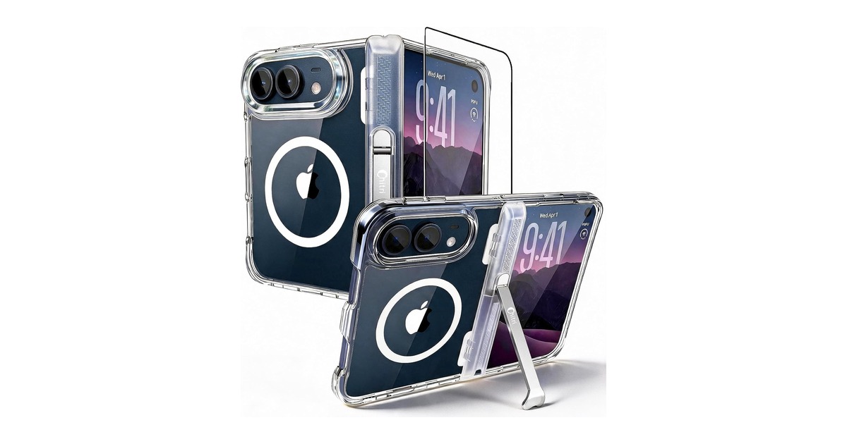 chitri clear case with kickstand for iPhone Duo