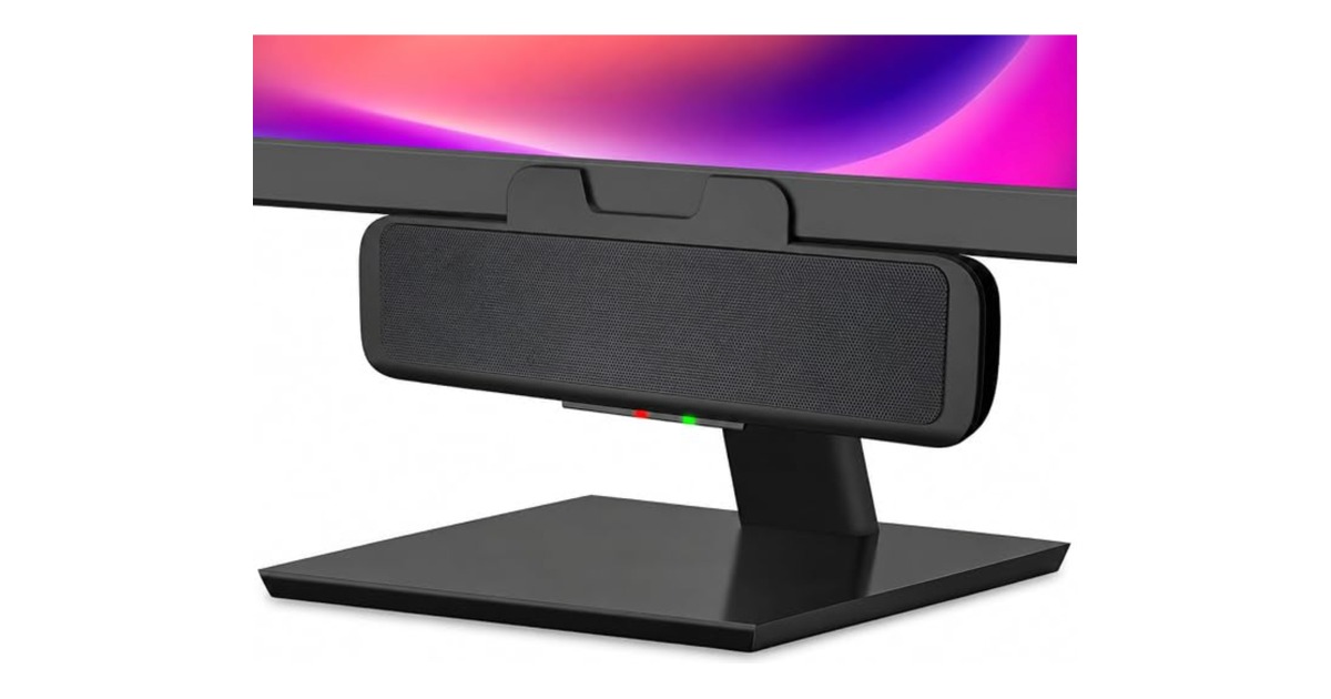 Cyber Acoustics CA-2890 USB speaker bar for the M6 Mac mini