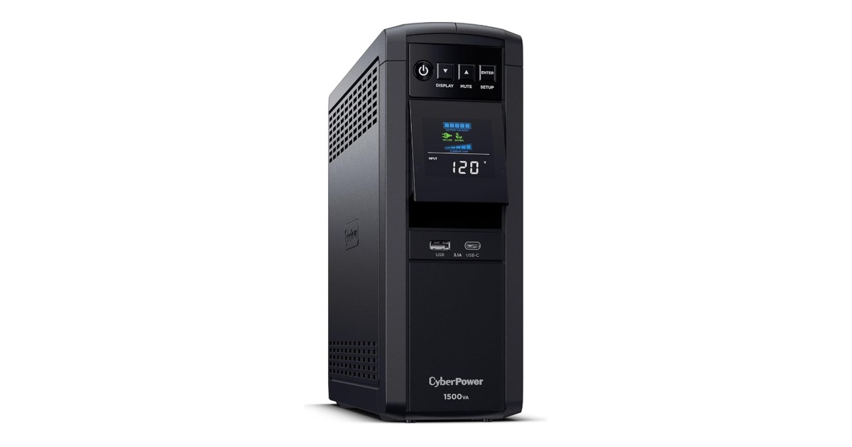 CyberPower CP1500PFCLCD PFC sinewave UPS for the M6 Mac mini
