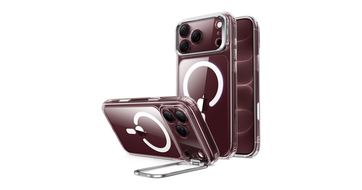 ESR Classic Hybrid With Flex Stand iPhone 18 Pro clear case