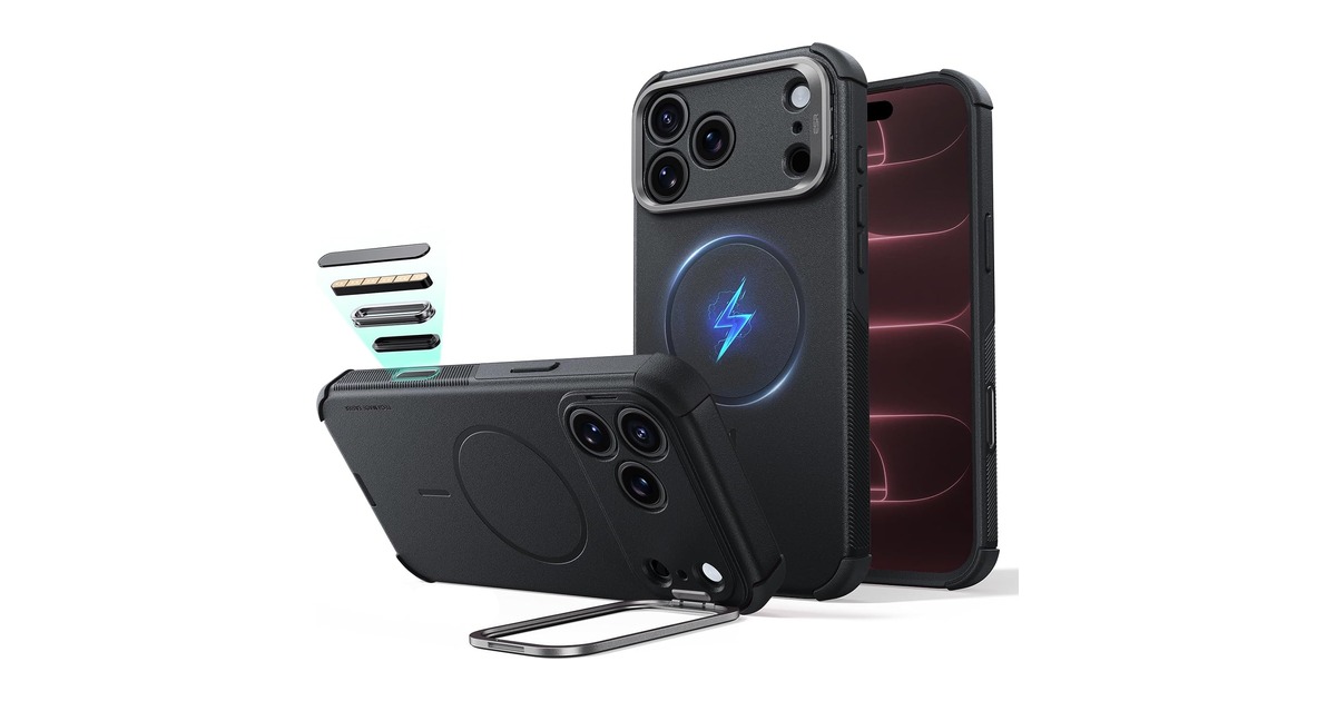 ESR Cyber Tough With Flex Stand iPhone 18 Pro case