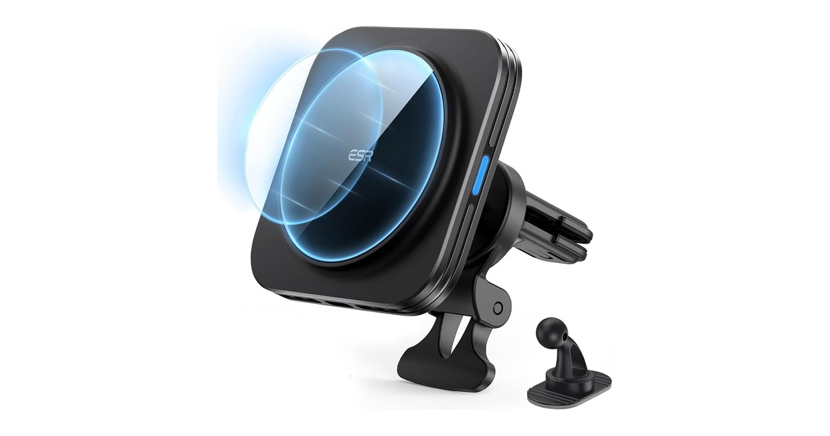 ESR MagSafe car mount charger for iPhone Duo