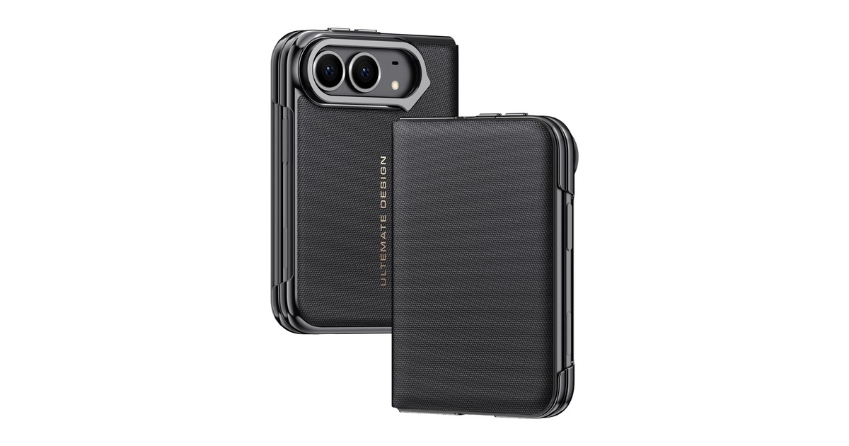 Exhipat folio leather case for iPhone Duo