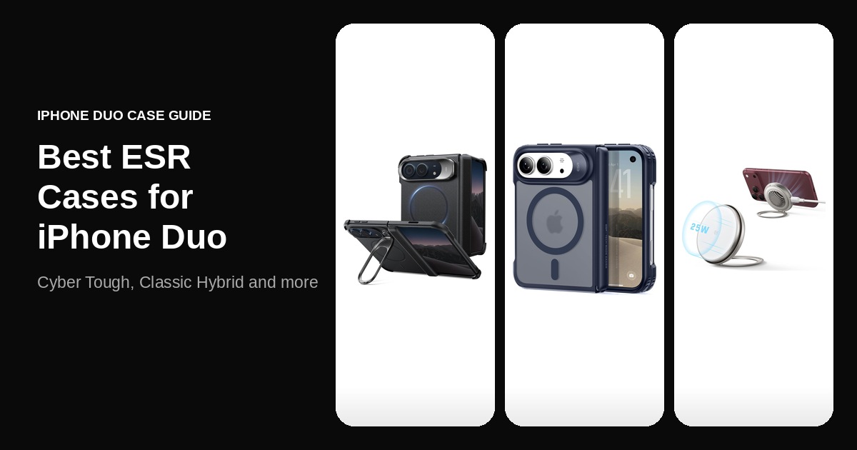 Best ESR cases for iPhone Duo in 2026