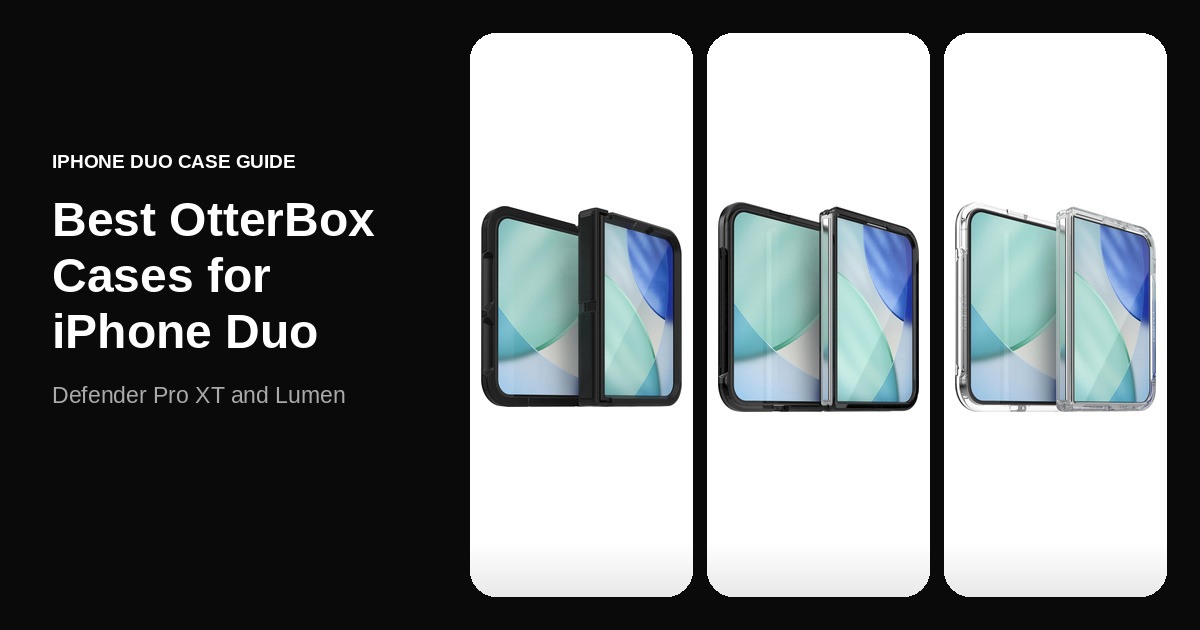 Best OtterBox cases for iPhone Duo in 2026
