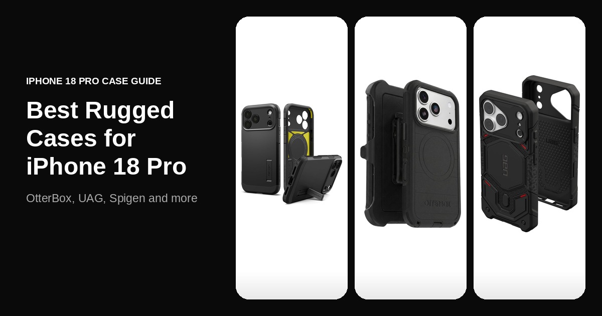 Best rugged iPhone 18 Pro cases in 2026