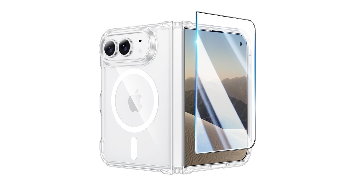 FNTCASE magnetic clear case for iPhone Duo