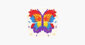 Fold & Squish butterfly painting app for iPhone Duo