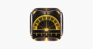 Hinge Angle Meter app for iPhone Duo measuring a live hinge angle