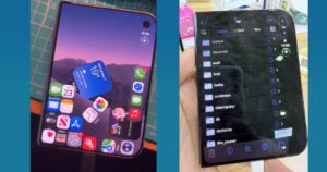 iPhone Duo jailbreak showing a file manager browsing the /var folder