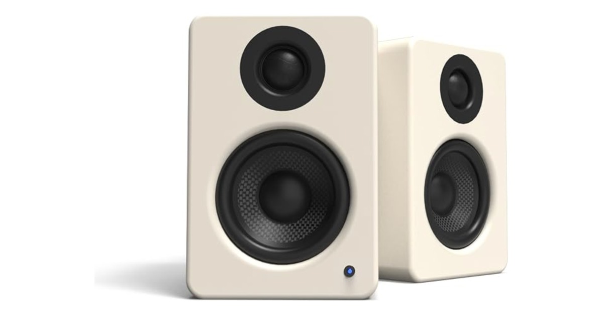 Kanto YU2 powered desktop speakers for the M6 Mac mini