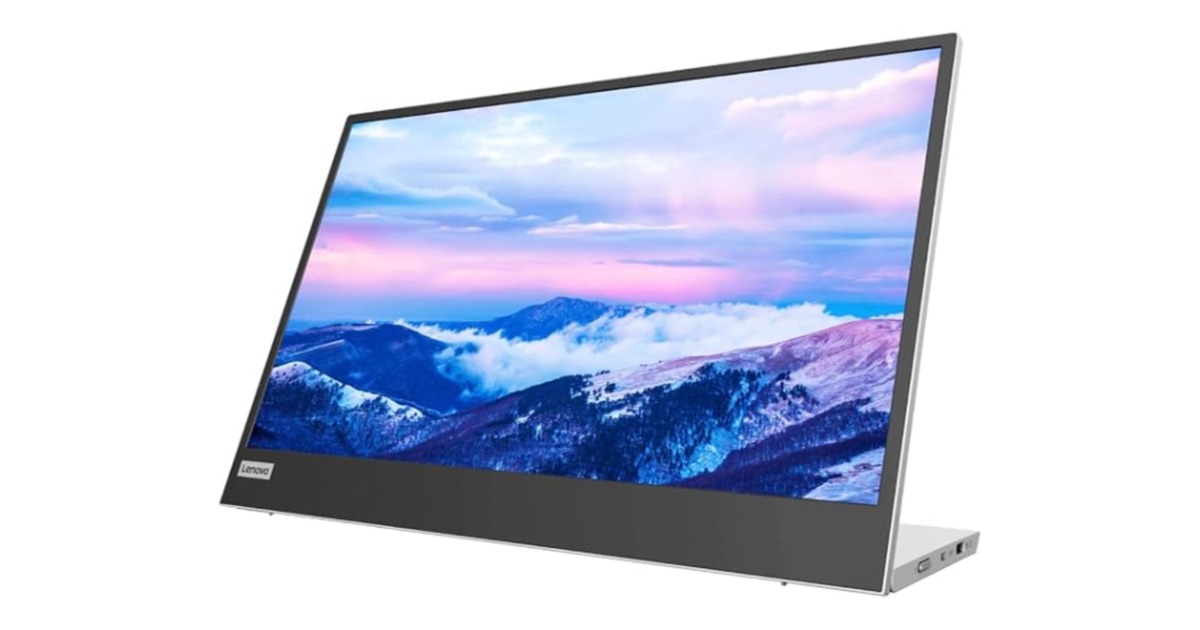Lenovo L15 portable monitor for the M6 Mac mini