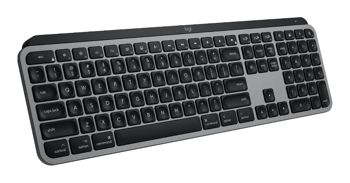 Logitech MX Keys S for Mac wireless keyboard for the M6 Mac mini