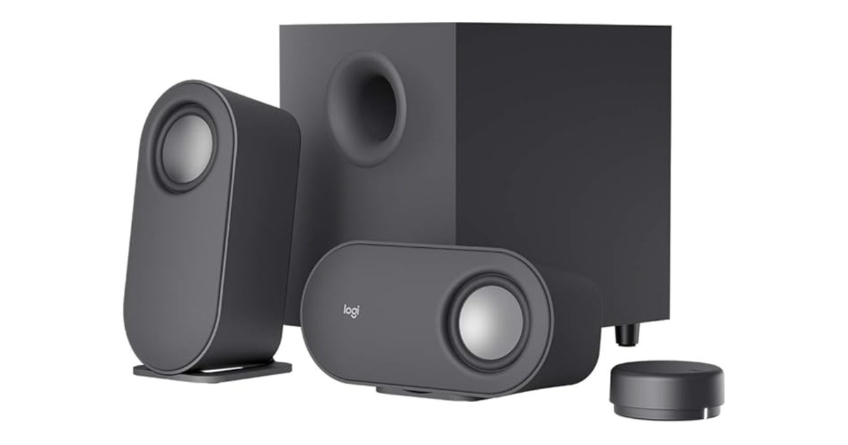Logitech Z407 speakers with subwoofer for the M6 Mac mini